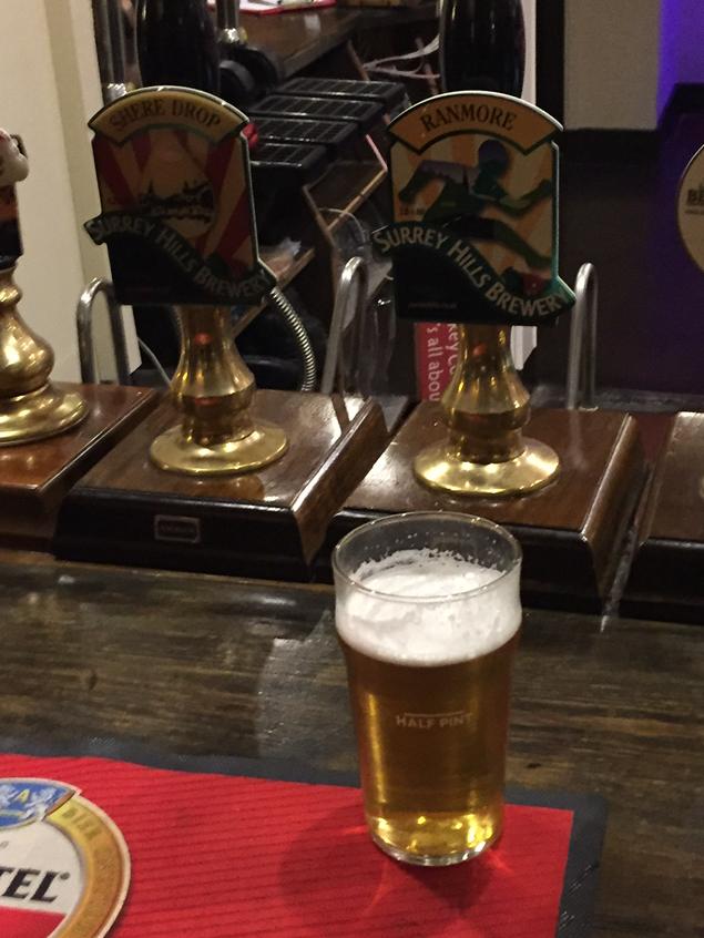 SurreyHillsBrew's tweet photo. A nice reward @RedBarDorking after hosting a fun Brewery Tour this evening. Cheers http://t.co/N2NaQNyjSn