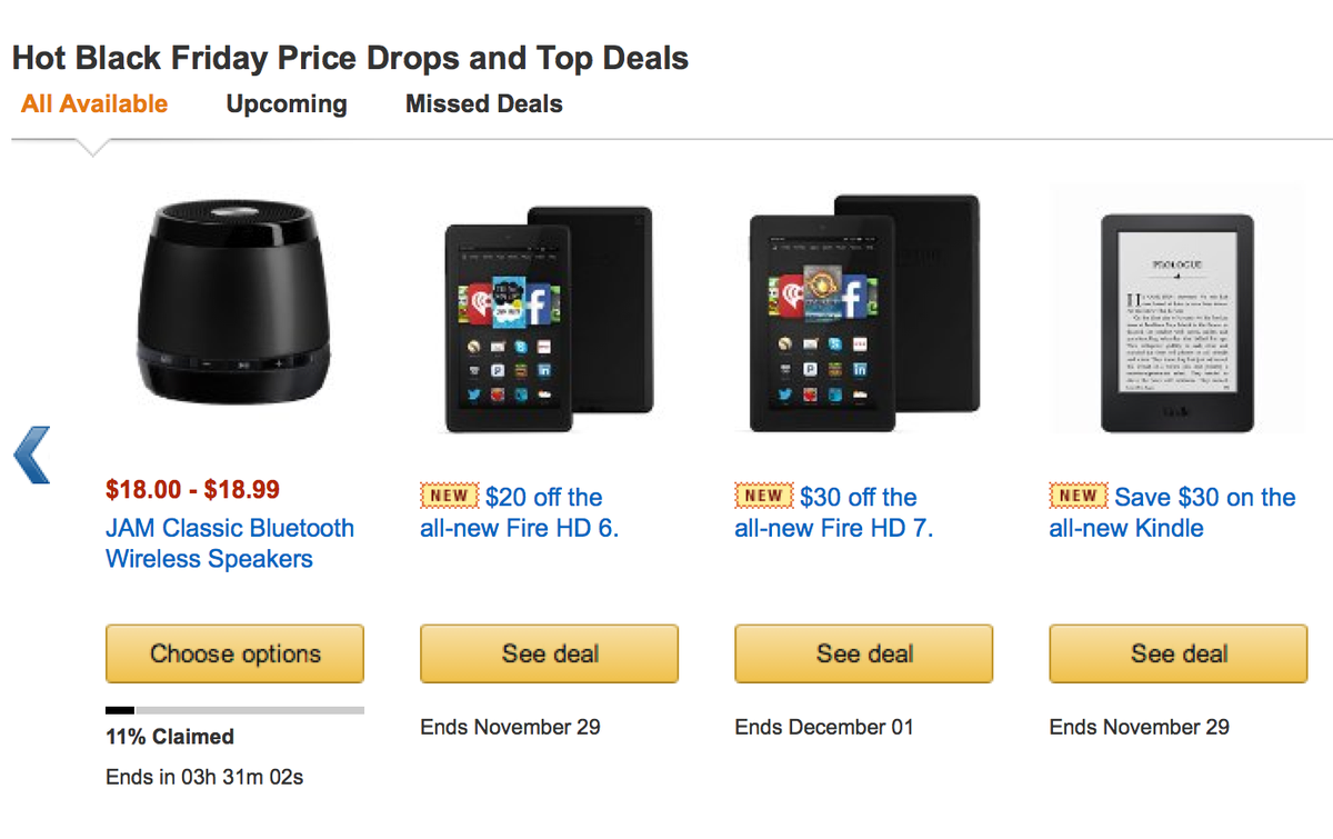 ericaneely's tweet photo. Deals on amazon right now: #Thanksgiving #BlackFriday http://t.co/61ZWWc7MyB http://t.co/rLit3i1Fra