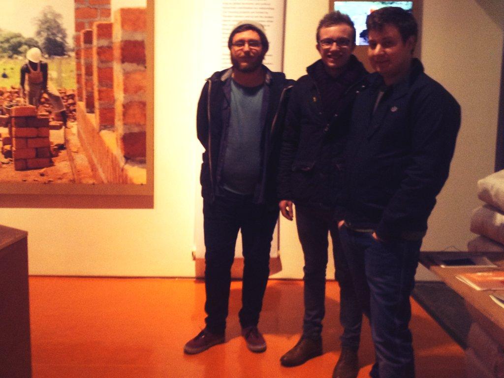 studio2080's tweet photo. Our Directors @2080Stephen and @Jeremie2080 and PR Head @jamiesnedden at @Orkidstudio #Empowerment opening tonight! http://t.co/3yzmZwE3Jg