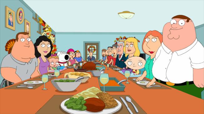 Happy Thanksgiving! We've saved a spot for ya at the table. #familyguy