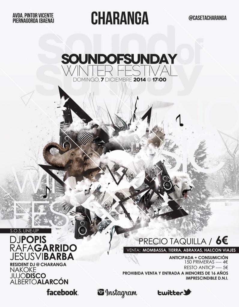 Ganas de FESTIVAL?? 🆘🙌🔊🎤 #SoundOfSunday #WinterFestival Atent@s a las primeras entradas anticipadas, GOO!! 🔜