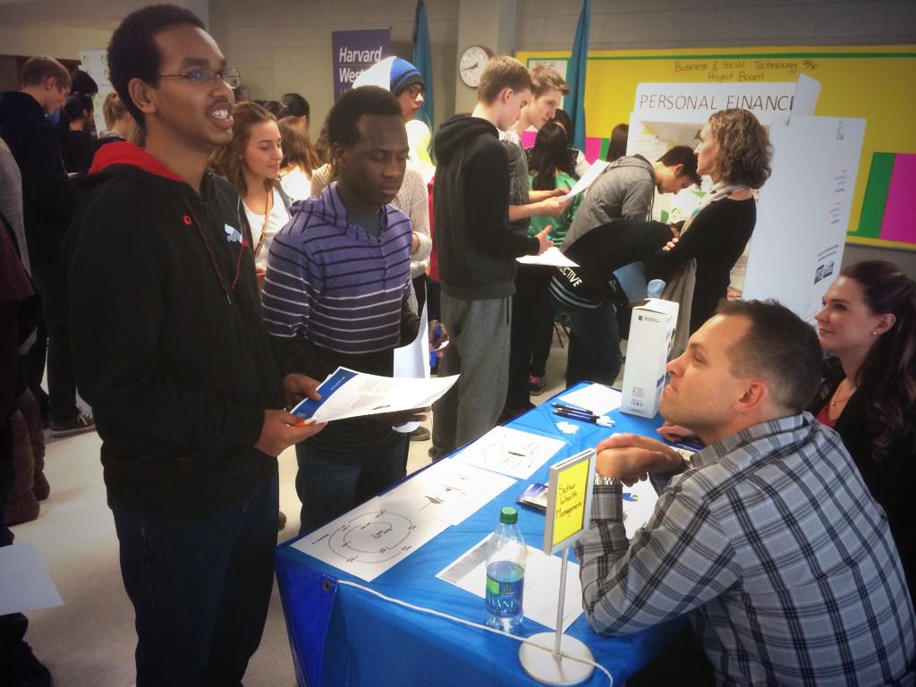 MrMcFarlen's tweet photo. We've got @yqrwealth educating @campbelltartans on financial topics! @CTFinancialFair #ctff2014 http://t.co/zpRhQRpscP