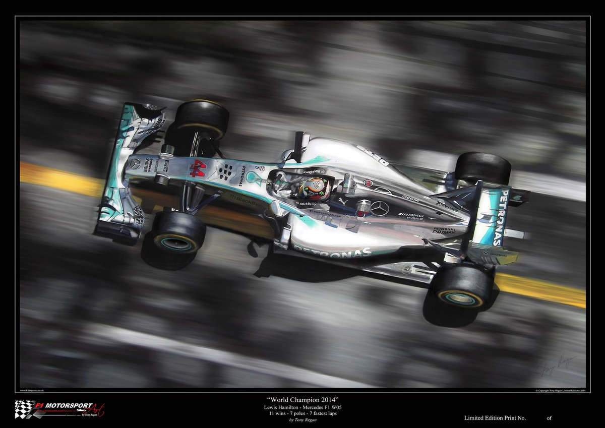 hells12's tweet photo. Hamilton Mercedes F1 painting now finished
Titled "World Champion 2014" Ltd Ed. Prints now on: http://t.co/3SD3Qhq9zI http://t.co/f1lTtpwS8l
