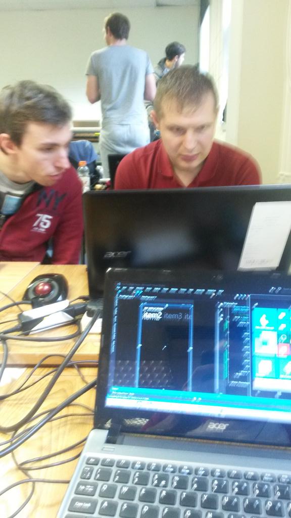 TheIrishDevil's tweet photo. The boys working on #microsoftvisualStudio at the #GMITHackathon good day can't wait till next year http://t.co/HP3z6CiiNj