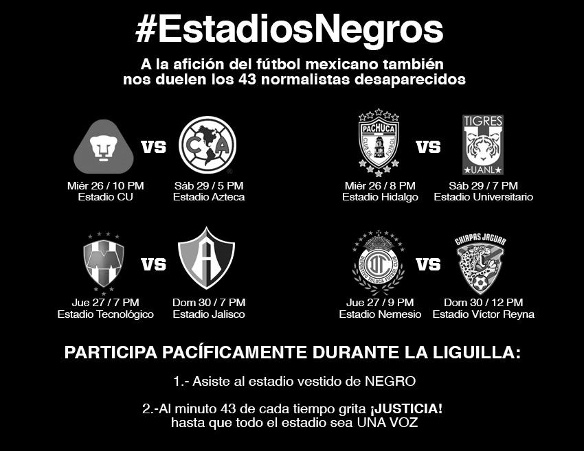 Pajaropolitico's tweet photo. Ésta es la propuesta de #EstadiosNegros. Hoy hay partido. http://t.co/umI37XPyNS