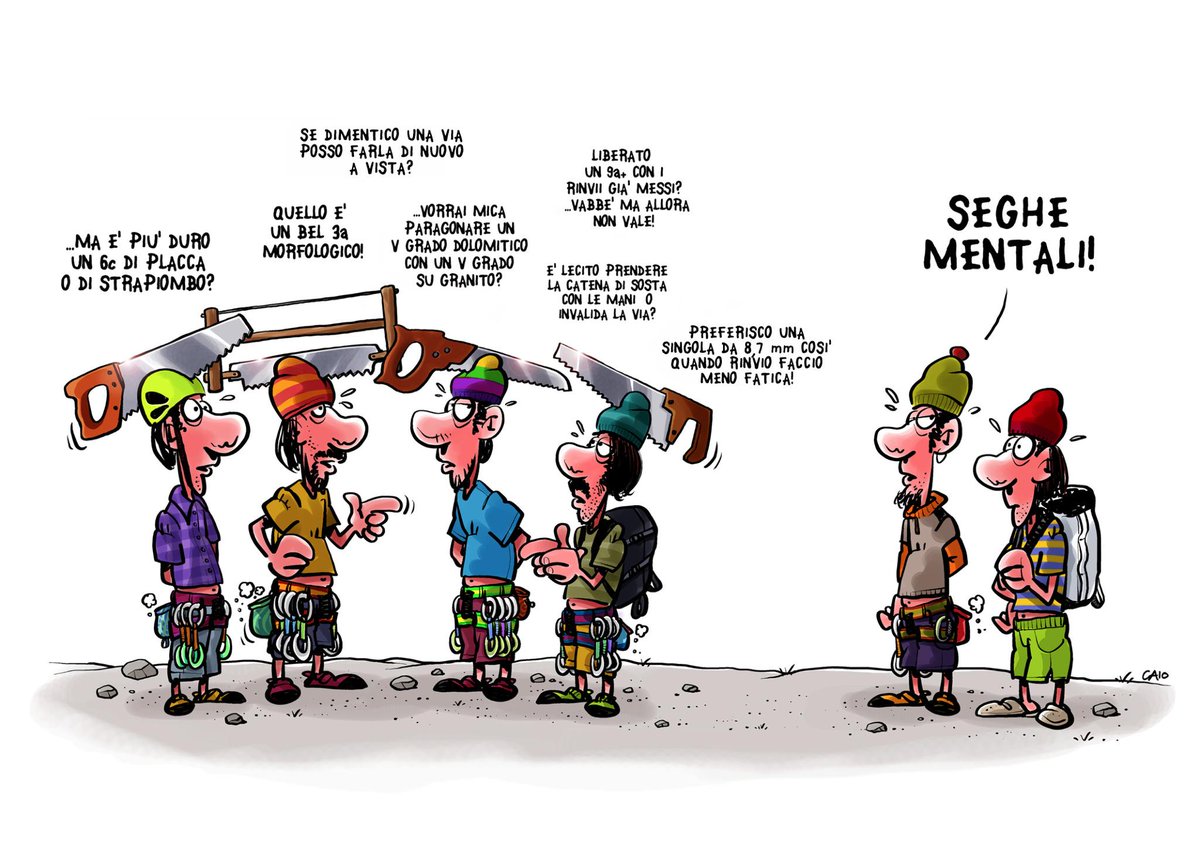 CaioComix's tweet photo. #segheMentali dei #climber #arrampicatori #scalatori.... http://t.co/2FbHpMahDg