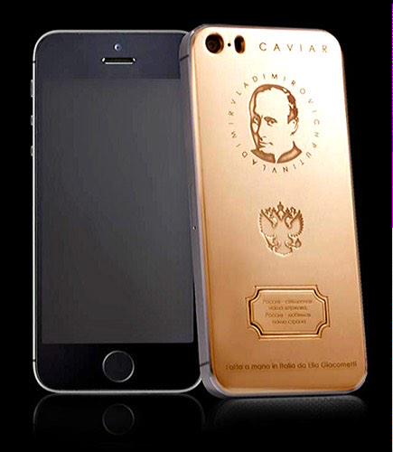 RussianPentagon's tweet photo. Buy your 18-karat gold Putin jewel encrusted iPhone case now! Available for purchase at only 147,000 rubles! http://t.co/bZEmemVD7s