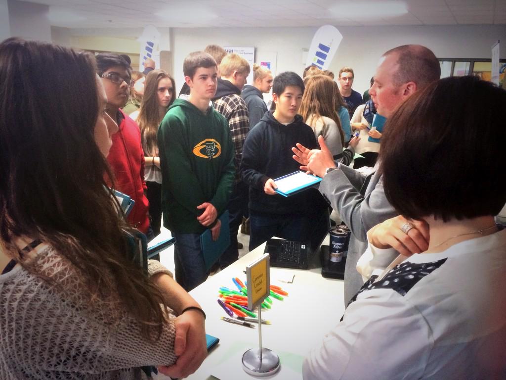 MrMcFarlen's tweet photo. Lots of buzz around the @Conexus_CU booth at the @CTFinancialFair this afternoon! #ctff2014 http://t.co/dAiSnpRKAR