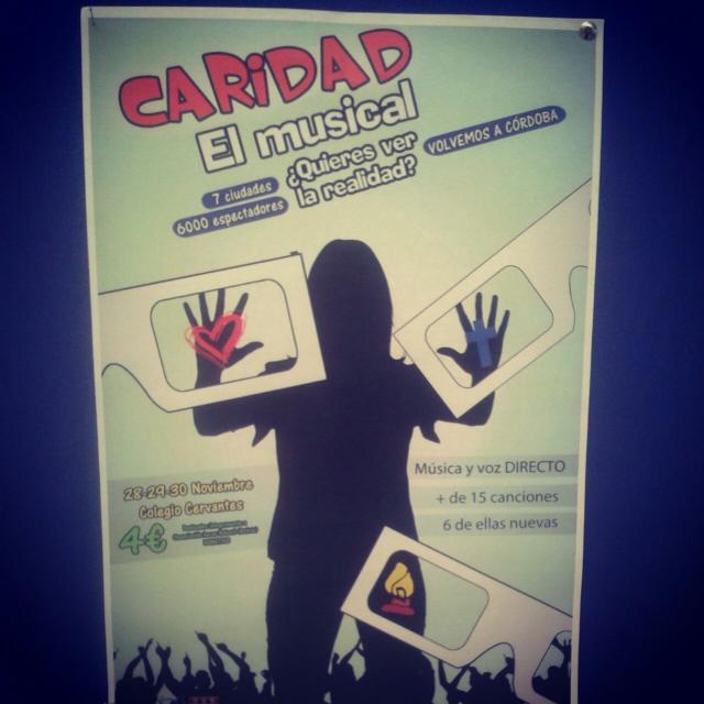 JaviPerea93's tweet photo. Este finde @musicalcaridad viernes, sábado y domingo en el colegio Marista Cervantes. ¿Quieres ver la realidad? http://t.co/auczpodhUR