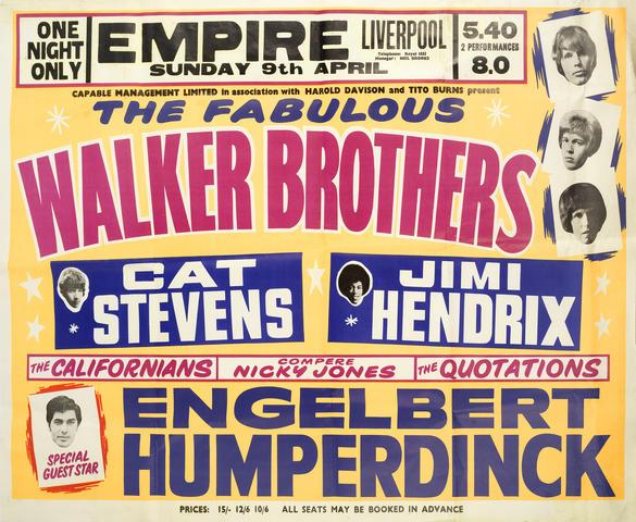 Happy Birthday Jimi Hendrix. Quite the line-up at this show at the Liverpool Empire back in 67. 