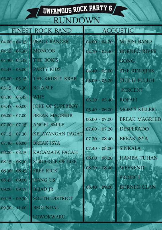 Nih yang pengen tau rundown nya » "@FNRproject_: Siapa aja yg perform? check deh rundown nya :D "