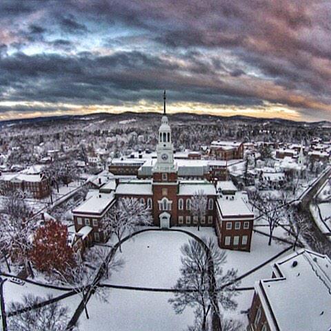 Happy Thanksgiving from the Great White North (where it feels like Santa will arrive momentarily) #dronepix