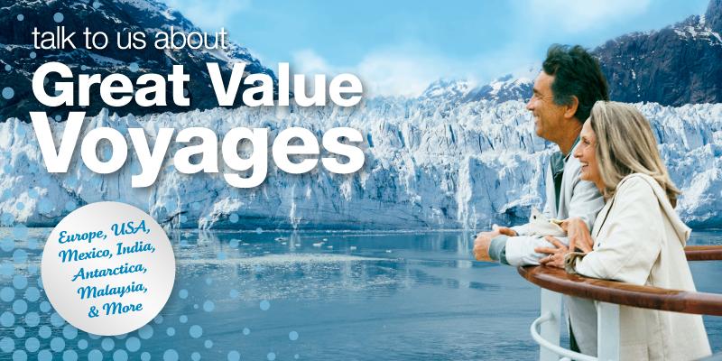 Talk to us about Great Value Voyages ★ Europe, USA, Mexico, India, Antarctica, Malaysia &amp; More glynde.italk.travel/exclusive/talk…
