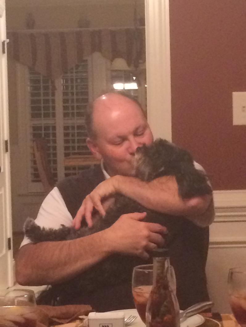 Chris__Edwards's tweet photo. #TwitterlessPops and his best friend. http://t.co/vAcPPwlnCX