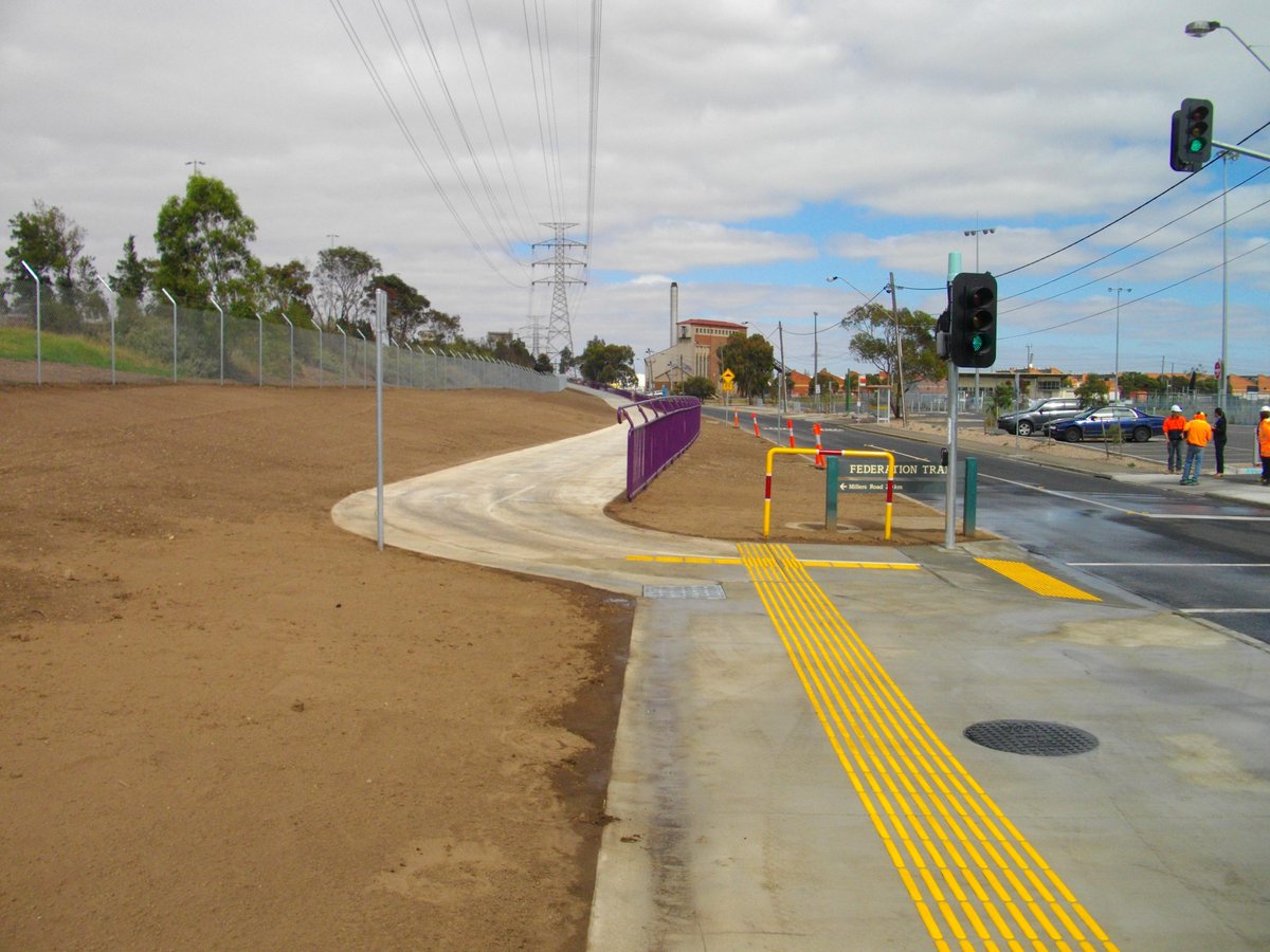 A new section of Fed Trail is now open b/w Millers Rd &amp; Fogarty Ave! For info bit.ly/1psPEse <a href="/bicycle_network/">@Bicycle_Network</a>