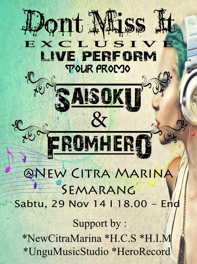 <a href="/SaisokuOfficial/">SAISOKU</a> &amp; <a href="/fromheroband/">From Hero</a>