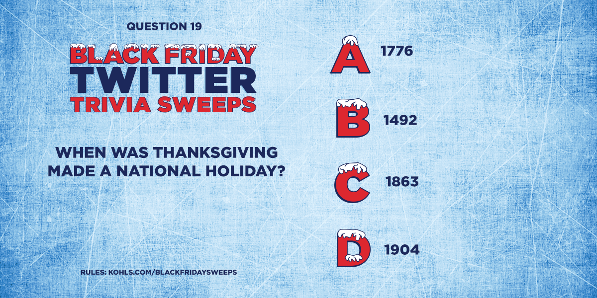 Kohls's tweet image. Answer with both #BlackFriday and #KohlsSweeps for a chance to win a $500 gift card!