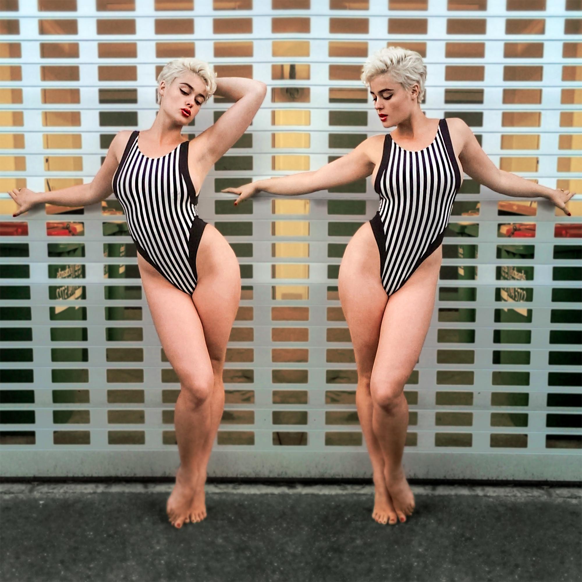 Stefania Ferrario on X: 80s leotard, high cut and super