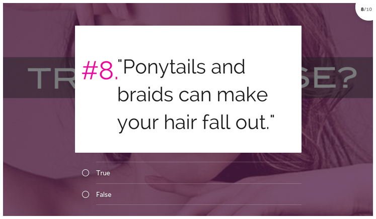preendotme's tweet photo. http://t.co/VGFHo3L7HF Know #FACT from #FICTION. Take our #HairQuiz and care for your #mane better! #Hair #Quiz http://t.co/SPoyj9kZXT