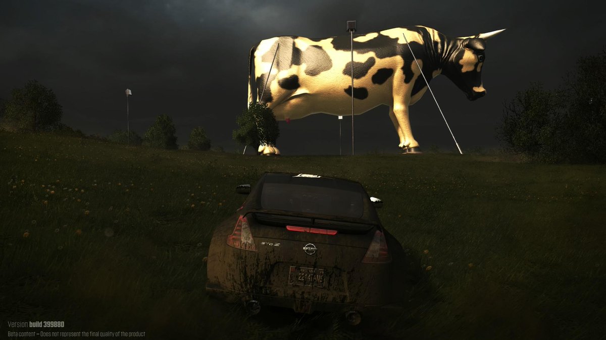 ZiggySmalls97's tweet photo. @BlackPanthaaYT @TheCrewGame So this exists #TheCrewBeta #GiantCow #PS4share http://t.co/q1gTuuxpIs