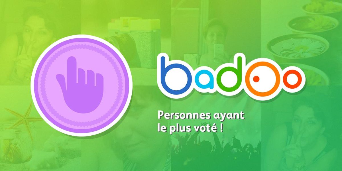 J'adore voter ! Je suis l'une des personnes ayant le plus voté sur #badoo ! badoo.com/b/428486709/13…