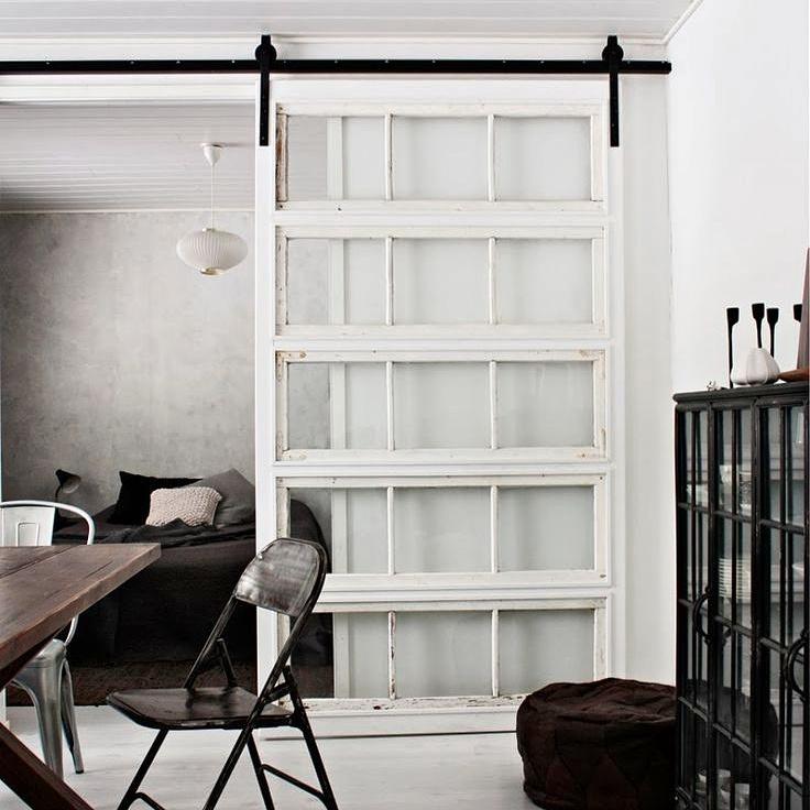melissadavis's tweet image. Recycled door.

#slidingdoor #barndoor #windowdoor #black #concrete #loftstyle #design #inspiration
