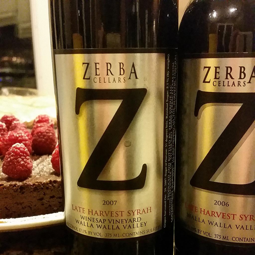 TastePlaces's tweet photo. A little @ZerbaCellars late harvest syrah with raspberry lambic torte to cap off thanksgiving dessert! #wawine http://t.co/3uDChpYCjW