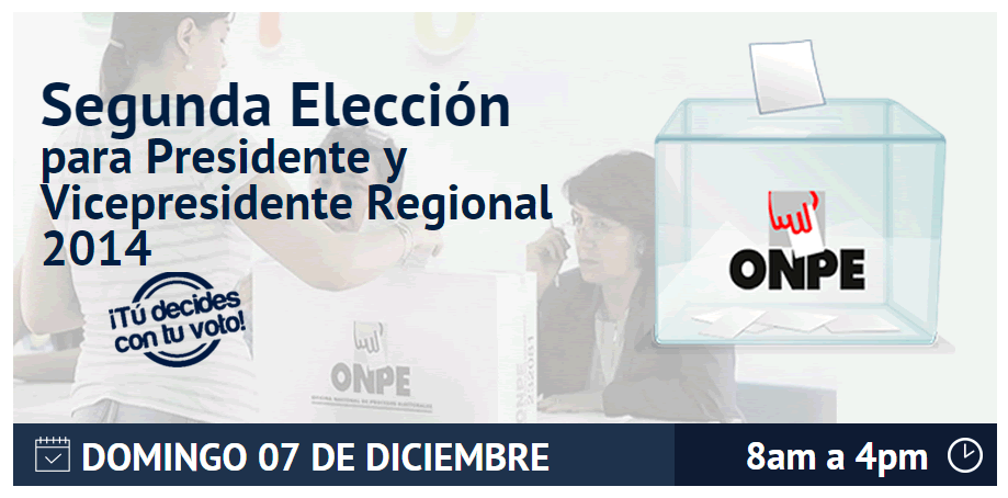 ONPE_oficial's tweet photo. [VIDEO] Segunda Elección de Presidentes y Vicepresidentes Regionales #SER2014 ► http://t.co/oUSGygG5F5 http://t.co/5okJerRJfV