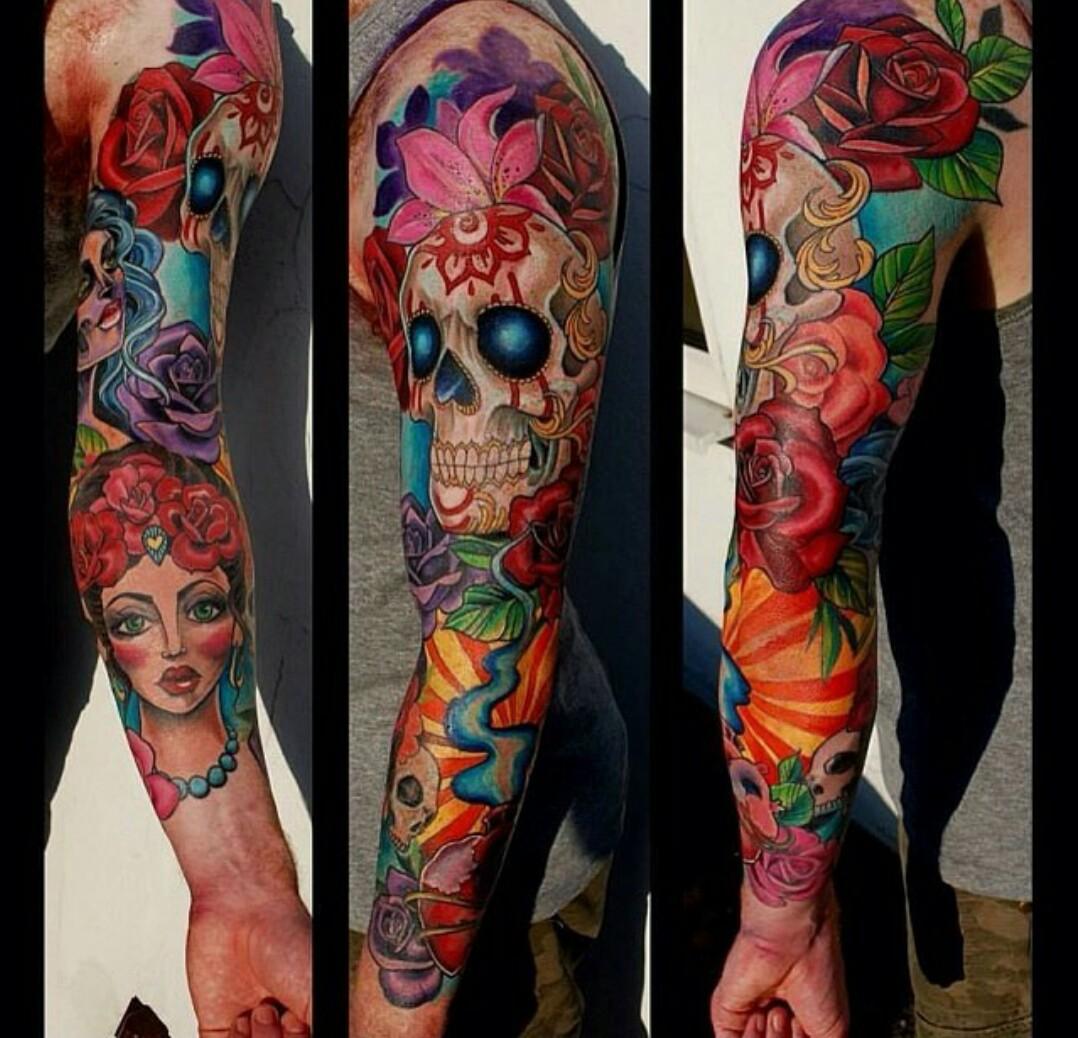 TheDailyTattoos's tweet photo. Artist: Hannah Calavera http://t.co/e6zKiu3x6p