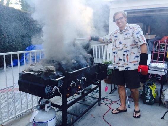 IAmBrittGeorge's tweet image. Smoked turkey anyone. Happy Thanksgiving! #turkeydisaster