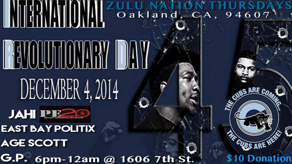 RasCeylon's tweet photo. One wk from 2day #InternationalRevolutionaryDay @ #ZuluNationThursday Dec4th @OneFamVenue w/Jahi PE2.0+mo! @MrChuckD http://t.co/6KrhsRNjMB
