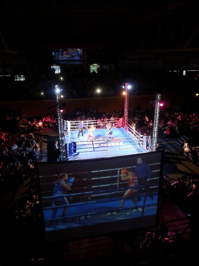 Some exciting fights so far at the Grassroots Rugby League Fight Night #grassrootsrugby #boxing #asbstadium