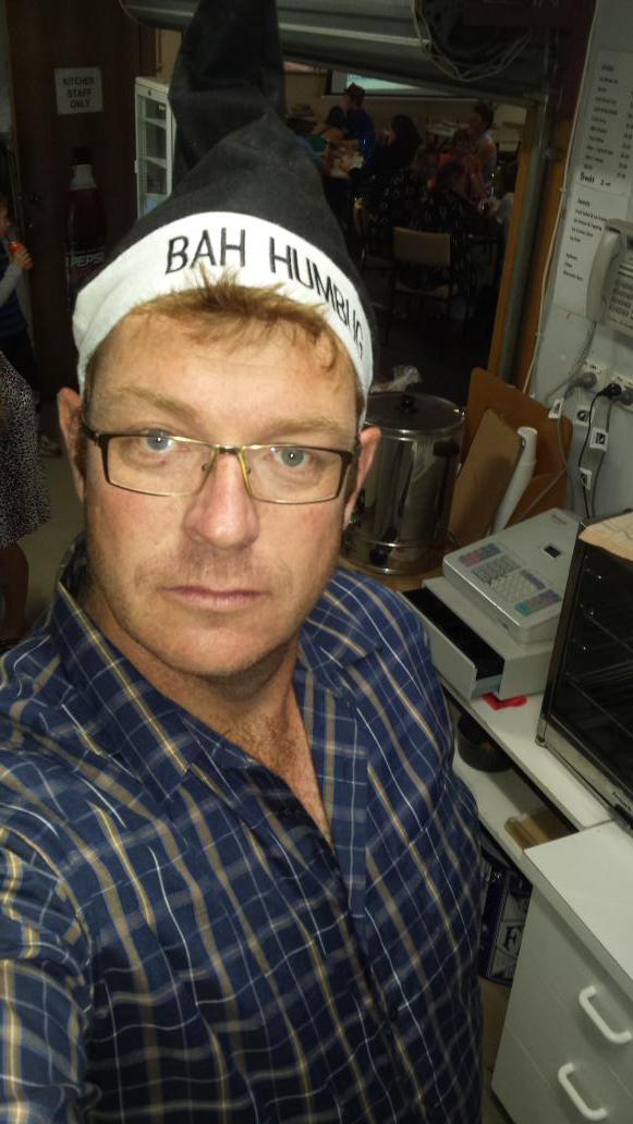 JCBrilliant's tweet photo. Here the boss at staff xmas party #bahhumbug http://t.co/TcFL0qGHH7