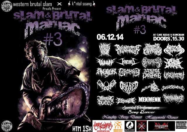 Merapat ya tanggal 6 kami maen di kedai9 with <a href="/Anubishslamming/">Official ANUBISH</a> <a href="/Bunuh_slamming/">BUNUH</a> dll , see u gaees :)