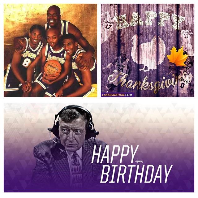 Thx by  3 things: Happy birthday to Nick Van Exel and Chick Hearn and Happ... 