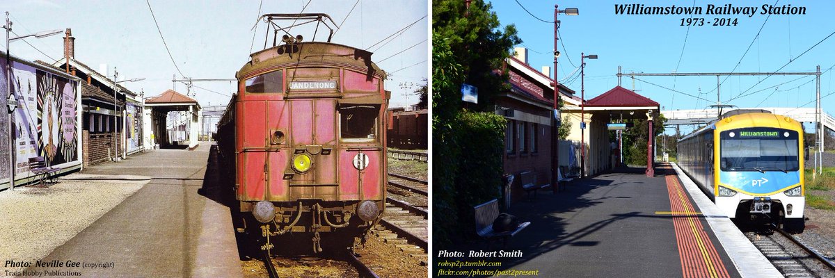 Willi Station 40 years ago and today.(photo Neville Gee)