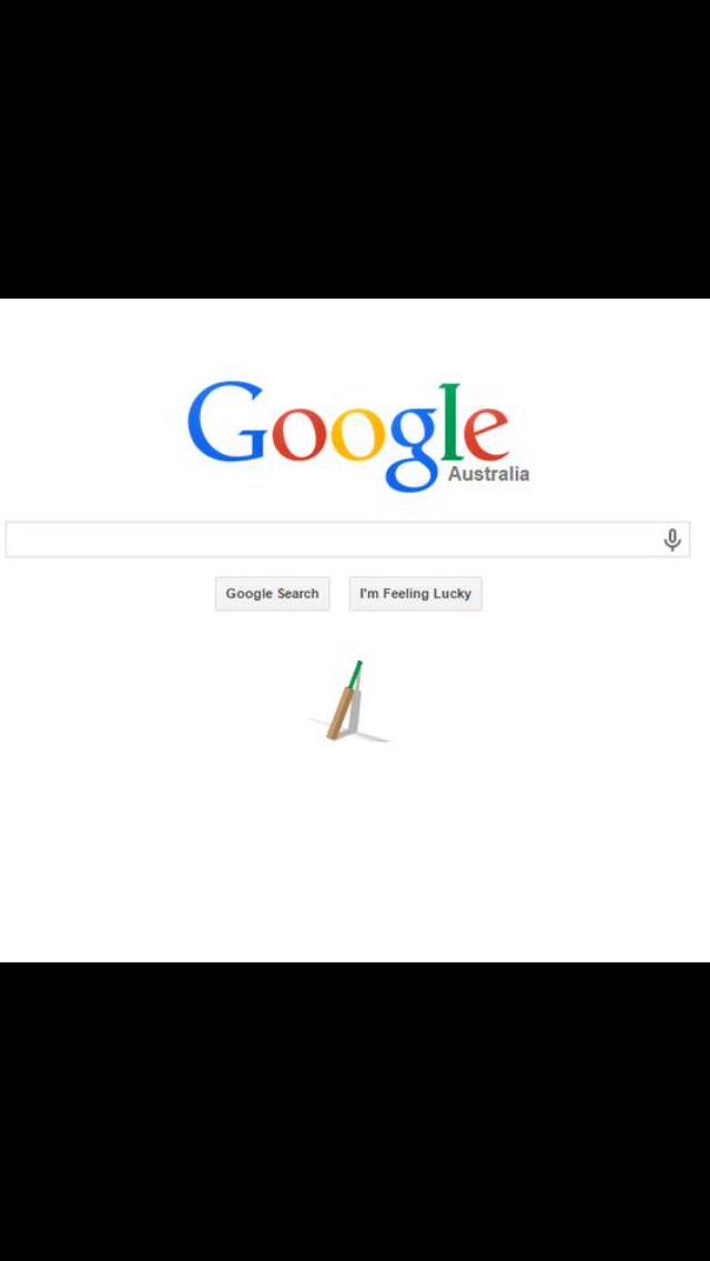 Comm_Box_Sports's tweet photo. Google AUS pay tribute to Phillip Hughes - simply epic.
#PutOutYourBats #63NotOut #SupportSeanAbbott http://t.co/026ZNbWwEF