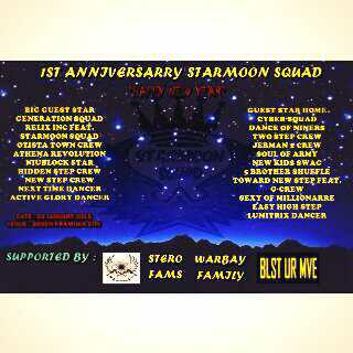 1St Anniversarry Starmoon Squad! <a href="/ActvGloryDancer/">ActiveGloryDancer</a> BIG GUEST STAR\m/