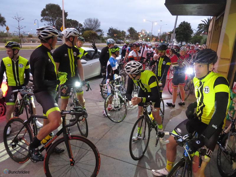 Bunchrides's tweet photo. What cycling is all about, riding with the local cycling club on their social ride, thanks  Route 33  @stkildacc http://t.co/LVbdvvJYq8