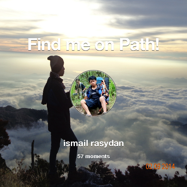 ismail_Koro's tweet photo. I've shared 57 memories with my friends on #Path - see them now at http://t.co/ZLknISuoKl! #thepersonalnetwork http://t.co/DMvG2Xwyju