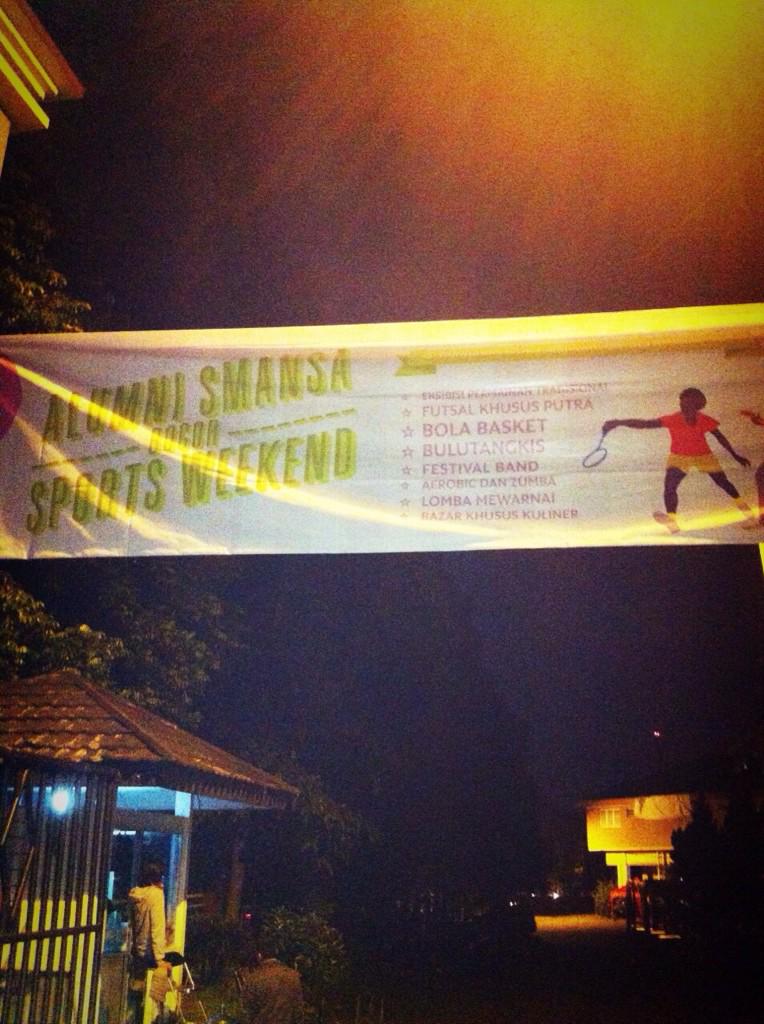 Sabtu, 29 nopember 2014 di Gor Padjajaran Bogor👆👆👆 @tweetsmansa <a href="/OSISMANSA/">OSIS SENECA</a>