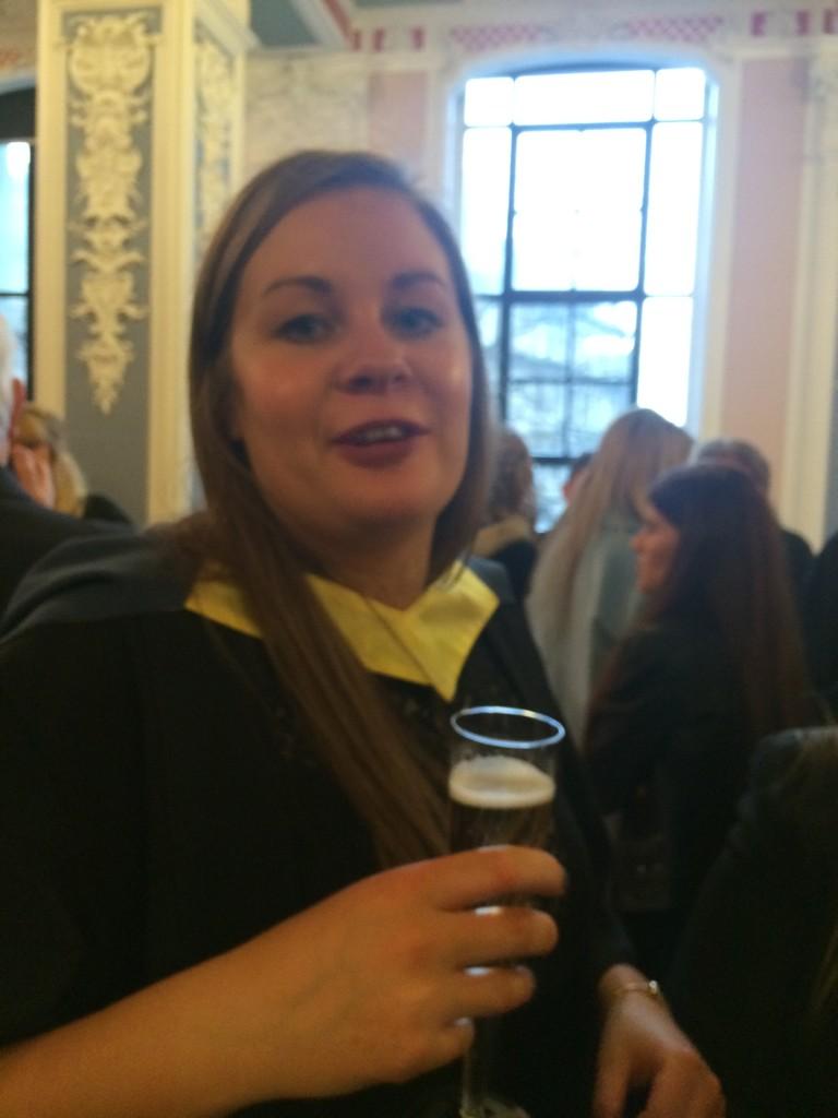 gavcruickshanks's tweet photo. Dundee's newest graduate alcoholic @AbertayHockey's @natashahewson #abertaygraduation http://t.co/WFv5G7Z2Au