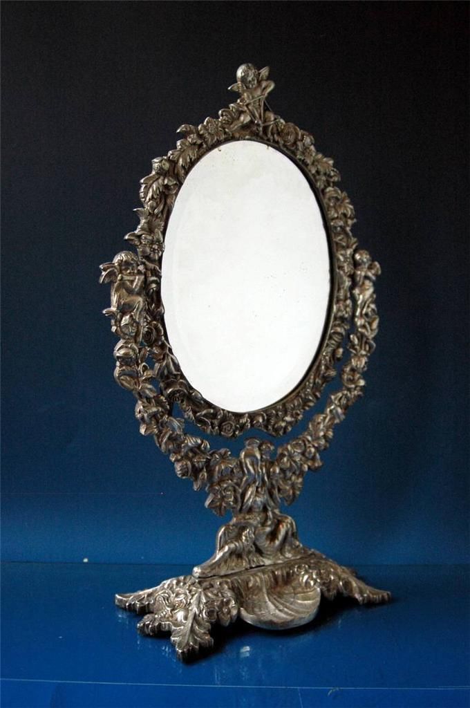 PahlaviLondon's tweet photo. Antique 19th C French Oval Silver Plate Swing Vanity Dressing Table Mirror http://t.co/57Q4EX5JXe http://t.co/pEcdivCO2R