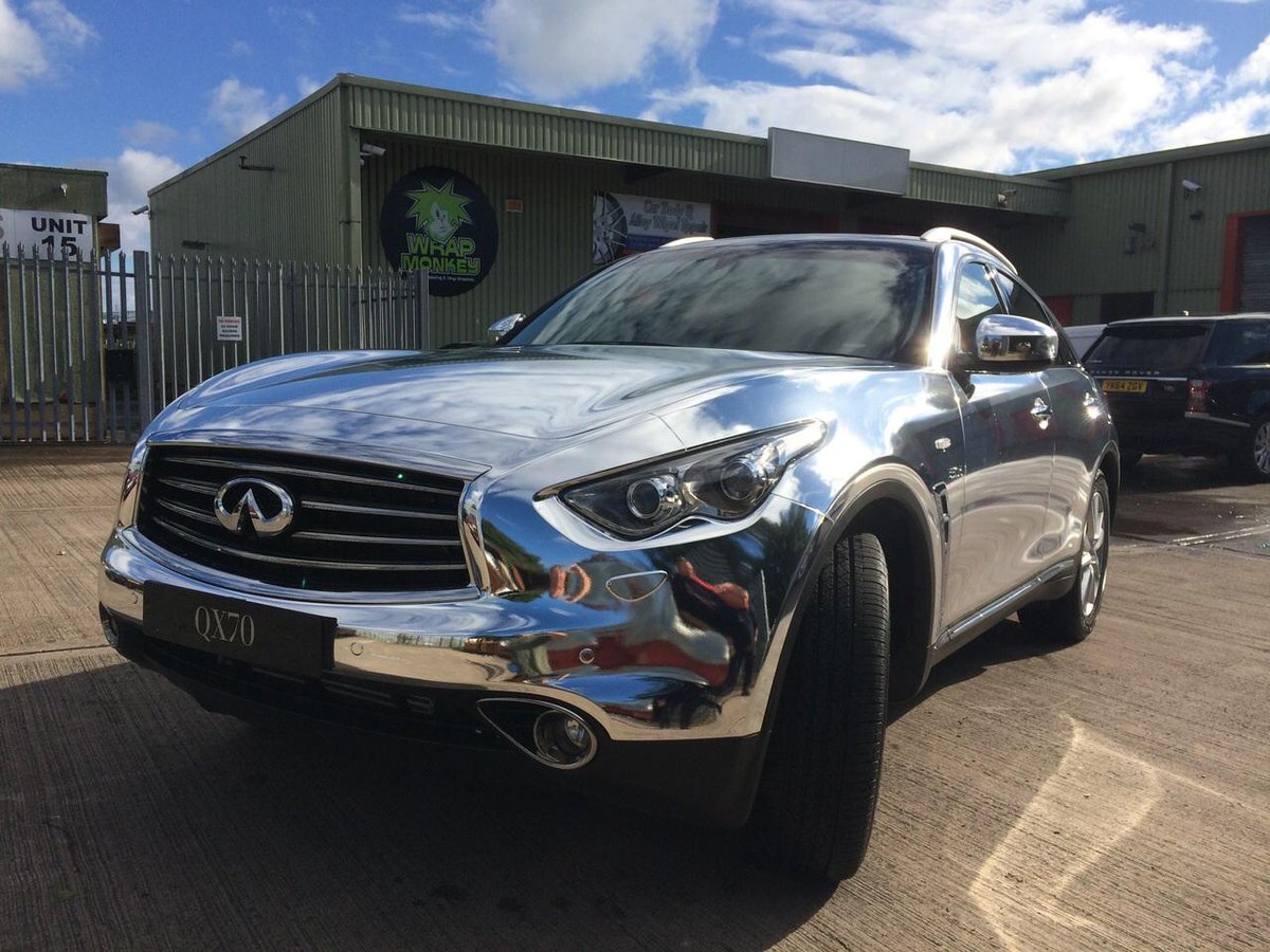 WrapMonkey's tweet photo. Infinity QX70 - Mirror Chrome Full Wrap
#kingsofchrome #wearethebest #showroom http://t.co/bZNBIdTBdD