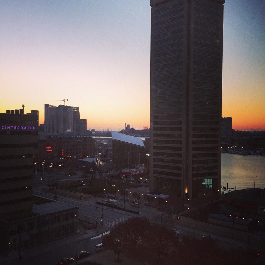 TonyWaller's tweet photo. Good Morning Baltimore http://t.co/RtQafQaa18