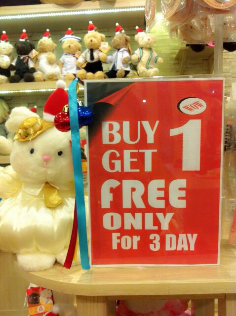 blissbearnesia's tweet photo. BLISSBEAR BUY 1 GET 1! Dapatkan free 1 boneka setiap pembelian 1 boneka di BlissBear @MallCiputraCbb s/d 30 Nov 2014 http://t.co/GsT97kkXnB