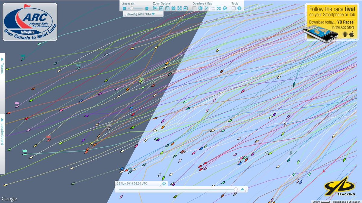 OutremerCat's tweet photo. Stucked in traffic jam this morning ? Heavy traffic in Atlantic too... #ARC2014 http://t.co/64gqylTWY8