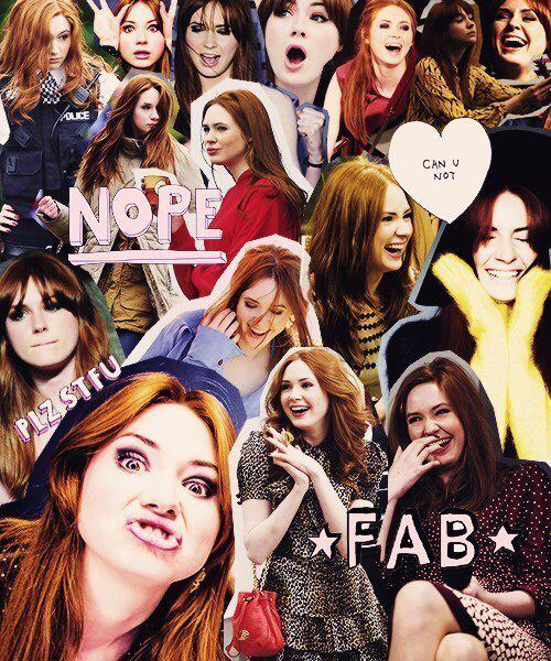 Happy Birthday to wonderful Karen Gillan!                   ,       ,               ,thanks for all,Kaz,love you  