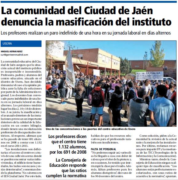 psoe_usera's tweet photo. El diario @gentedigital recoge la lucha de @NoCabemos, a los que apoyamos. http://t.co/SXZlEQQq1m #NoCabemos #Usera http://t.co/bdh7noqOZg