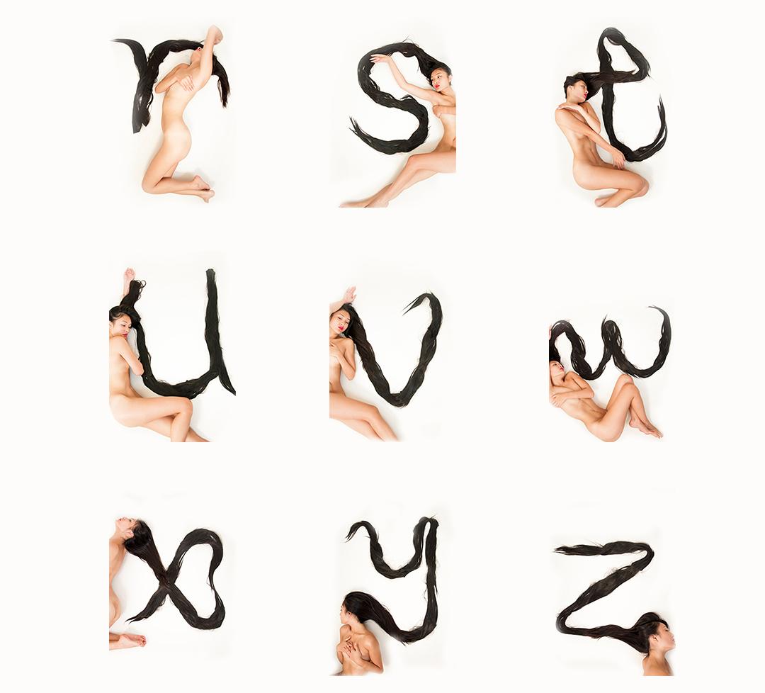 FastCoDesign's tweet photo. A design student turned her friend's hair into an alphabet: http://t.co/u3ERT4Yawu http://t.co/e0ryE1usn4